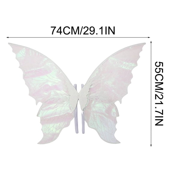 Fairy Wings Adult Women Halloween Fairy Costume for Women Accessories Butterfly Ladybug Bee Cosplay Fairy Costume White