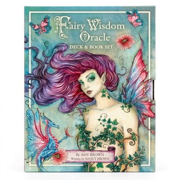 Fairy Wisdom Oracle Deck & Book Set, (Hardcover)