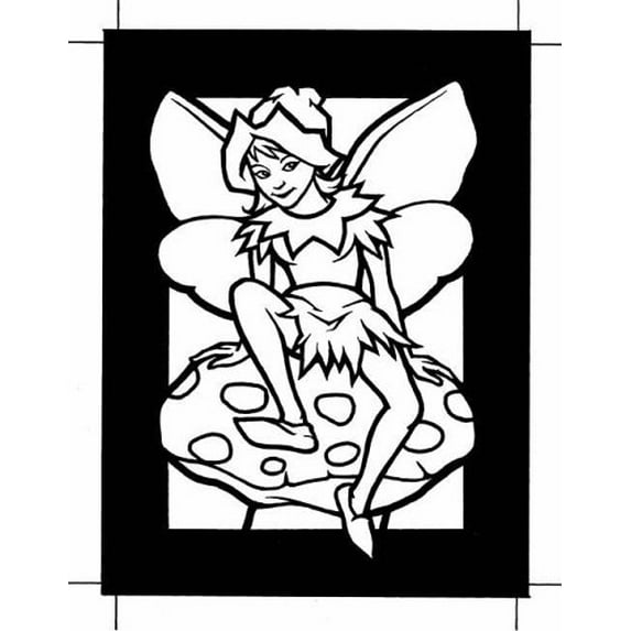 Pre-Owned Fairy World Stained Glass Coloring Book (Paperback) 0486438465 9780486438467