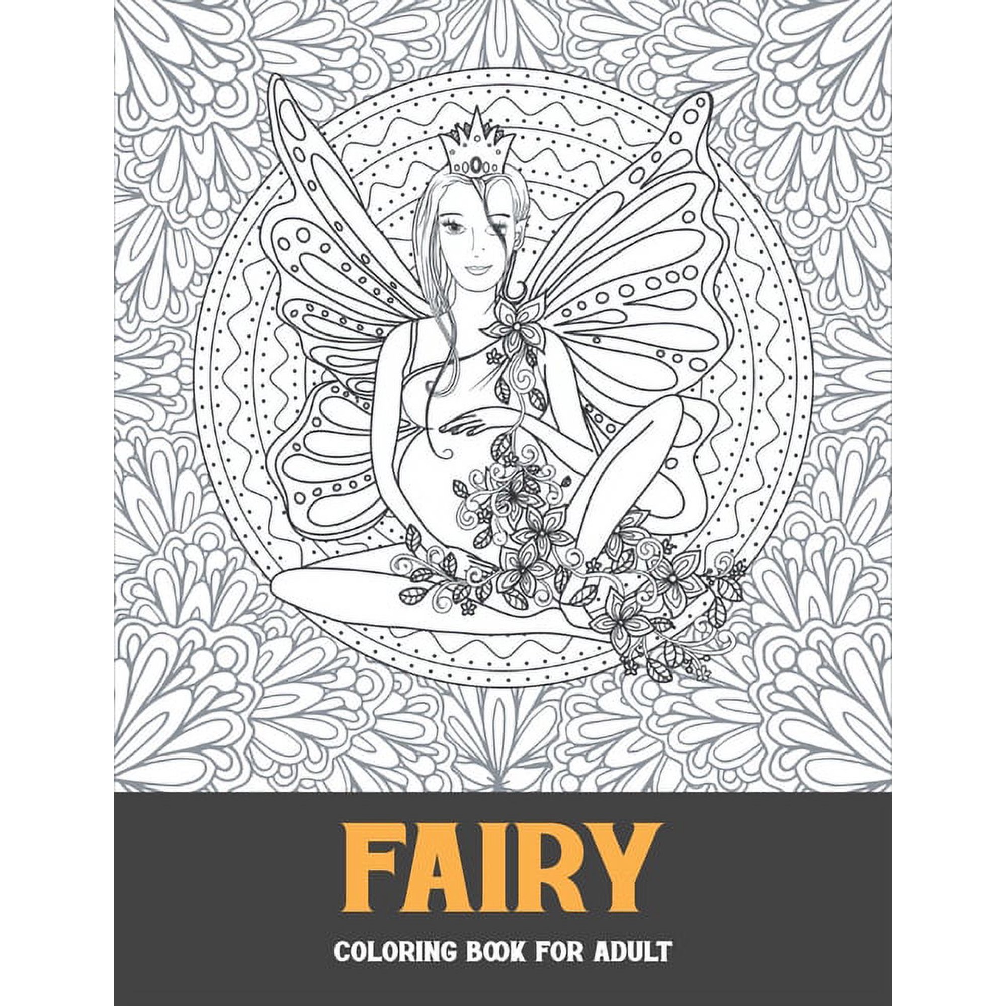 Adult Fairy Coloring Pages