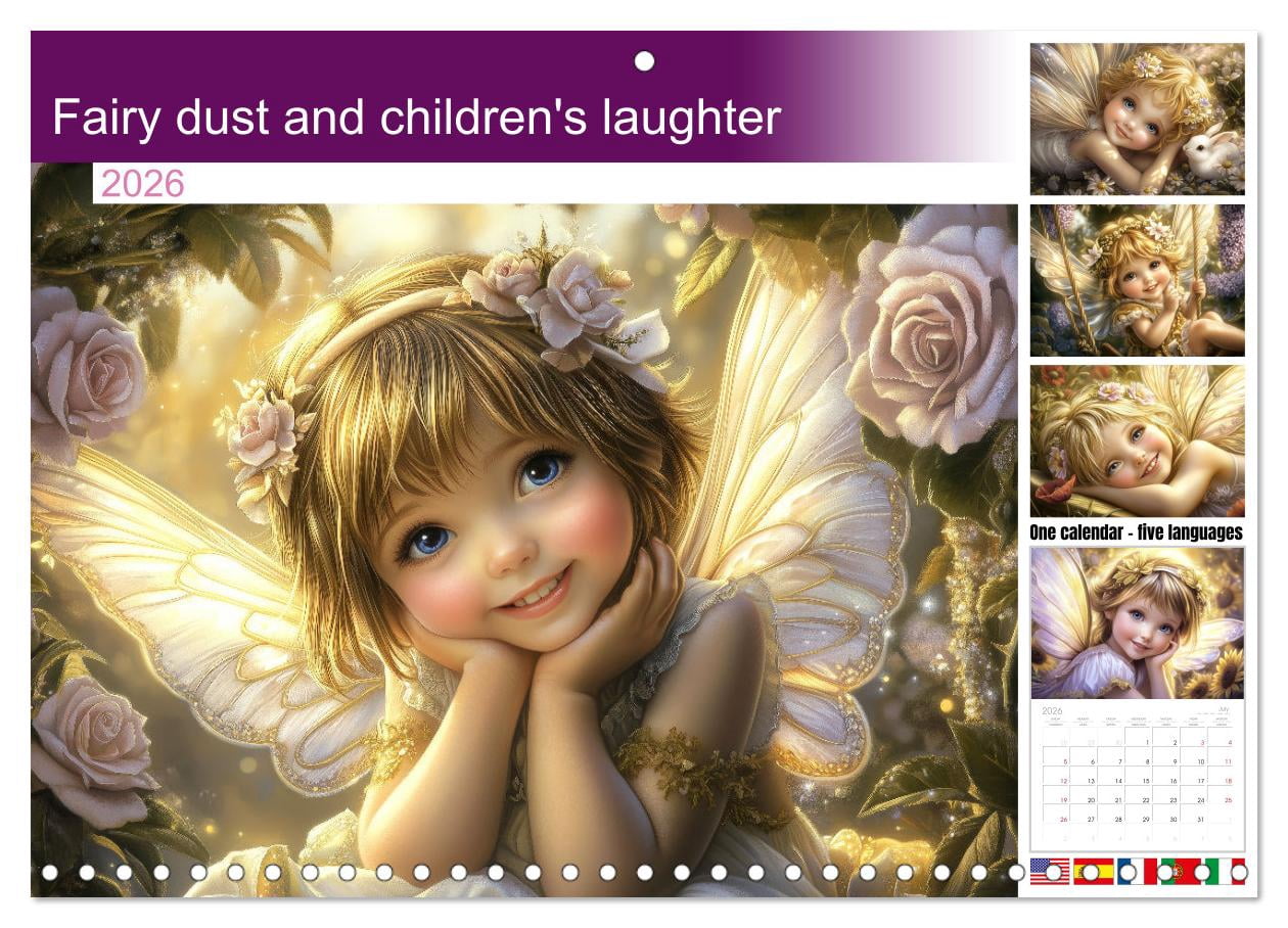 Fairy dust and children's laughter (Monthly Wall Calendar 2026 11.7 x ...