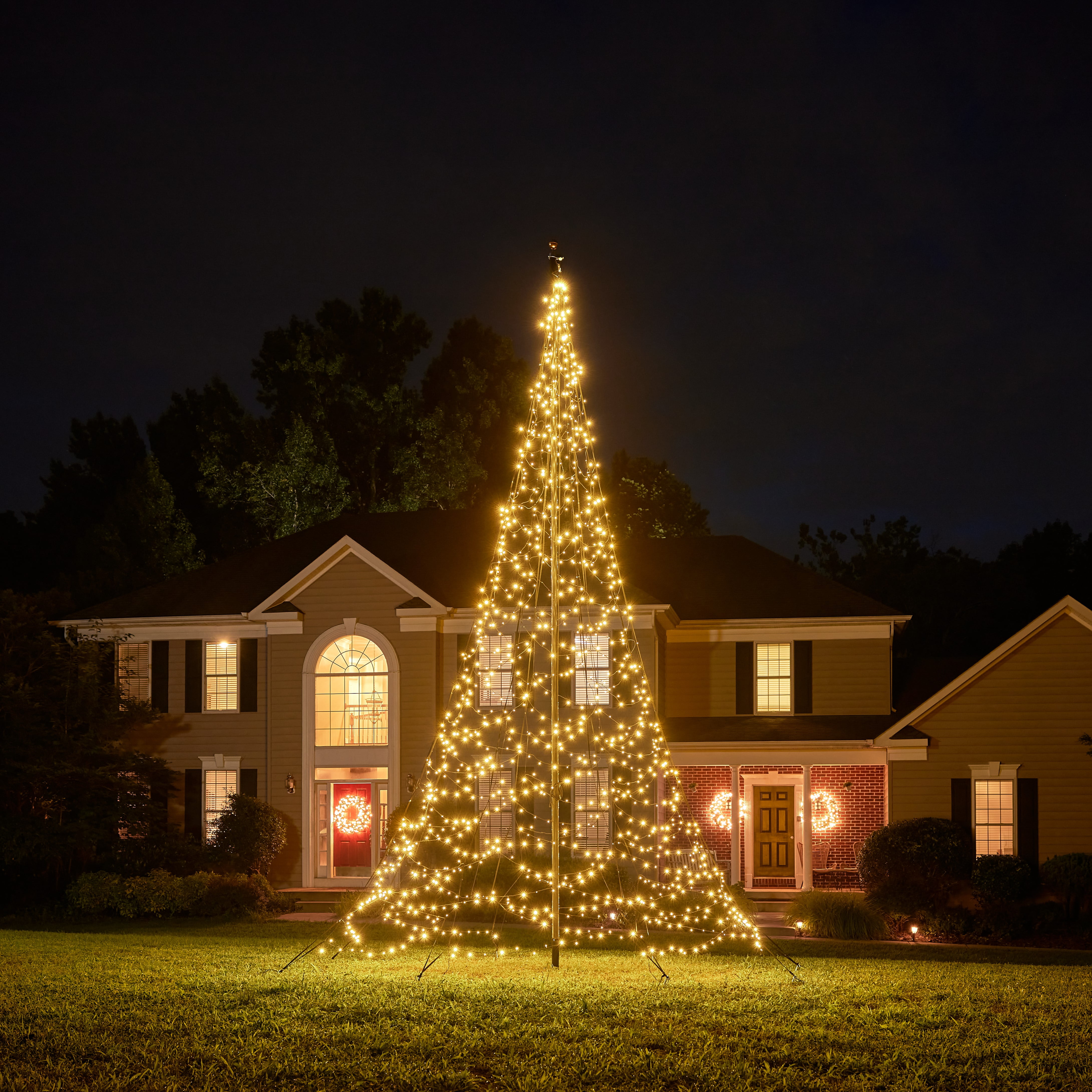 2000LED 5FT Lighted Tree,Timer,Plug In,Light up Trees for Indoor Outdoor  Home Ch