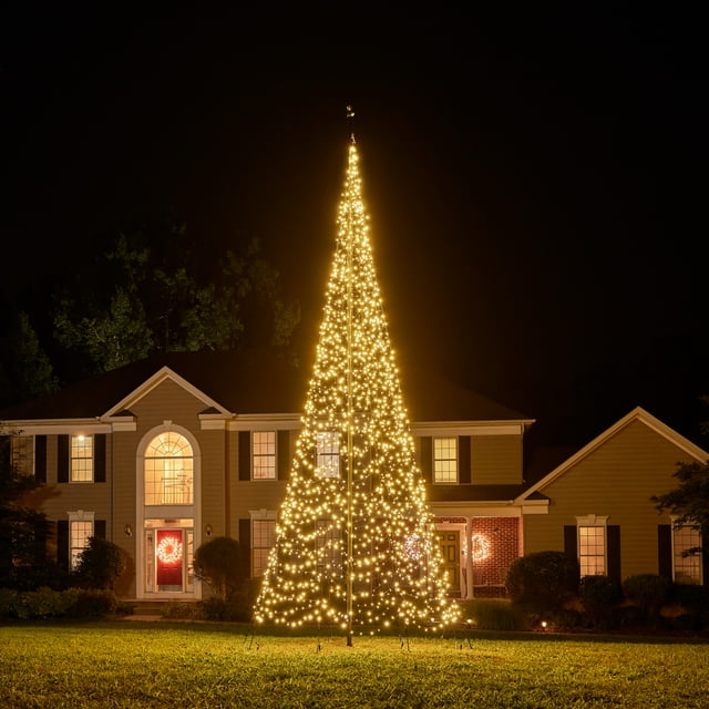 Fairybell Outdoor LED Christmas Tree (20FT 2000 LED Lights) Easy