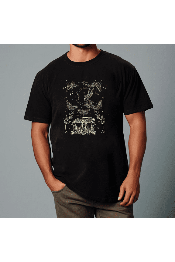 Fairycore Cottage Core Grunge Y2k Goblincore Aesthetic Unisex T-shirt, for men & women, up to size 5XL