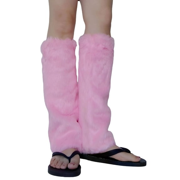 Fairycore Furry Leg Warmers for Womens Fashionable Warm Foot Covers Boot Cuffs Socks for Winter Outfits And Themed Event