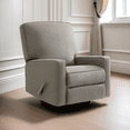 thumbnail image 1 of Fairyland Rocking Recliner Chair for Adults, Swivel Glider Rocker for Nursery, Nursing Rocking Chair for Living Room, Small Spaces (Grey), 1 of 5