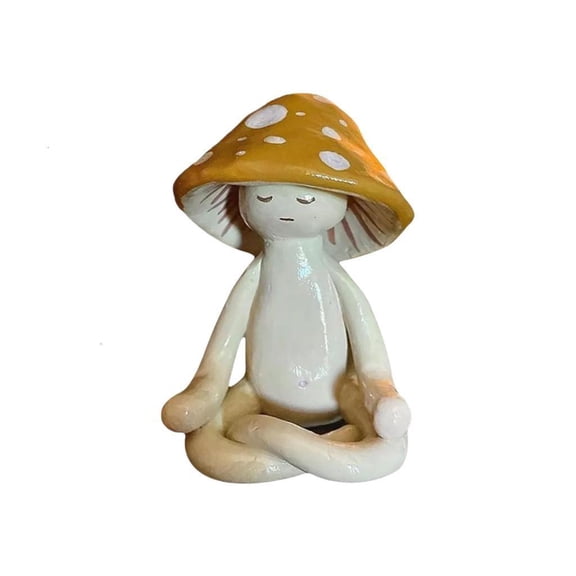 Fairys Garden Statue Table Centrepieces Miniature Meditations Mushroom Figurines