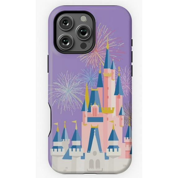 Fairytale Castle Fantasy Illustration Phone Case for iPhone 16 15 14 13