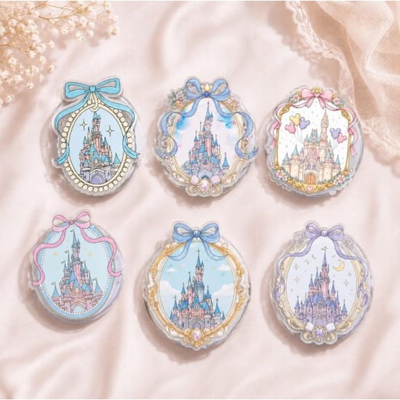 Fairytale Castle Magnetic Phone Grip Stand for MagSafe, Princess Fantasy Aesthetic Phone Holder, eReader Compatible Grip