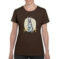 thumbnail image 1 of Fairytale Hare T-Shirt Women -Grace Popp Designs, Female Large, 1 of 4