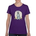 thumbnail image 1 of Fairytale Hare T-Shirt Women -Grace Popp Designs, Female Medium, 1 of 4