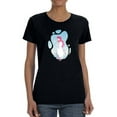 thumbnail image 1 of Fairytale Mom Baby Silhouette Shaped T-Shirt Women -Image by Shutterstock, Female Medium, 1 of 4