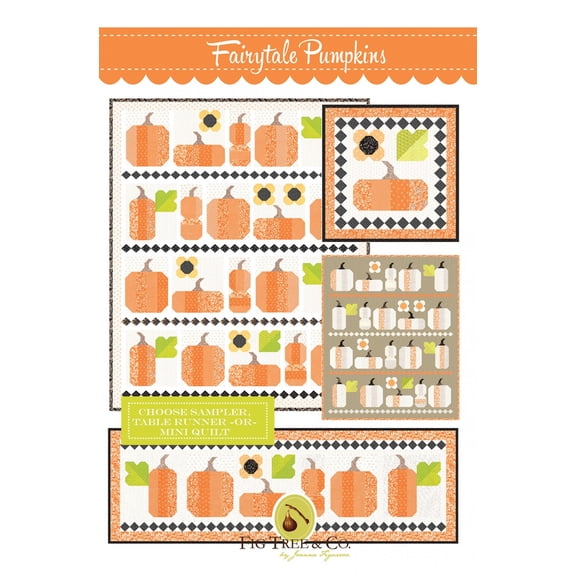 Fairytale Pumpkins Quilt Pattern by Fig Tree Quilts