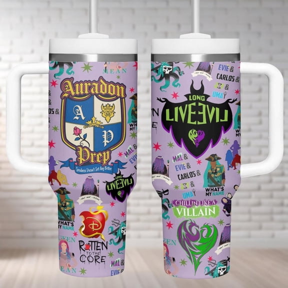 Fairytale Villain 40oz Tumbler, Royal Academy Tumbler, Villain Monster Students World Tour Tumbler, The Rise of Crimson, Monster 4 Tumbler Cup