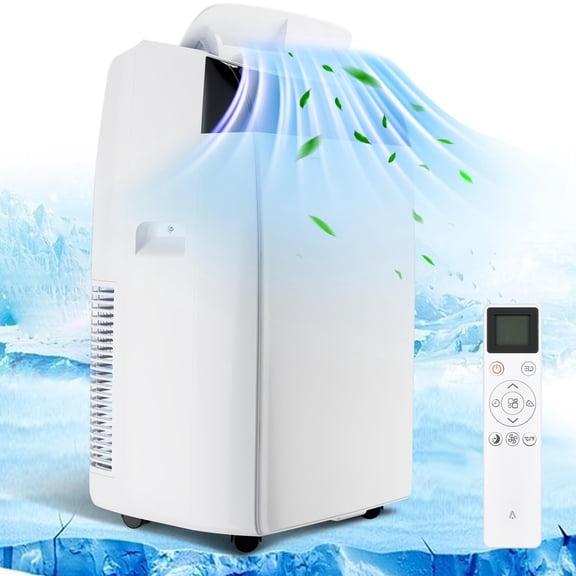 Faitaliicy 12,000 BTU Air Conditioner 3-in-1 AC Unit Portable Air Conditioners For Room Up To 550 Sq. Ft 24H Timer Remote Control LED Function Display Installation Kit For Home Office Dorms