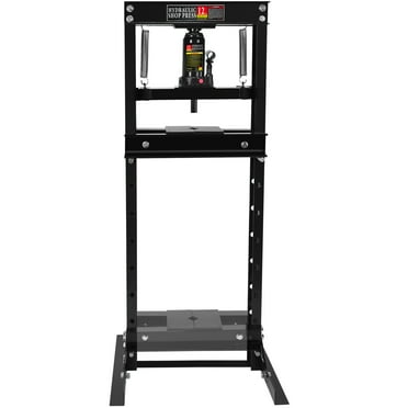 Faitaliicy 6T/12T Hydraulic Press H-Frame Garage Floor Hydraulic Benchtop Press Adjustable Hydraulic Shop Press With Plates