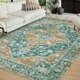 thumbnail image 1 of Faitaliicy Area Rug,Thin Washable Vintage Area Rug Entryway Mat Floor Cover Anti-Slip for Living Room Bedroom Bedside Non-Slip Backing Retro Rug Washable Throw Carpet, 1 of 8