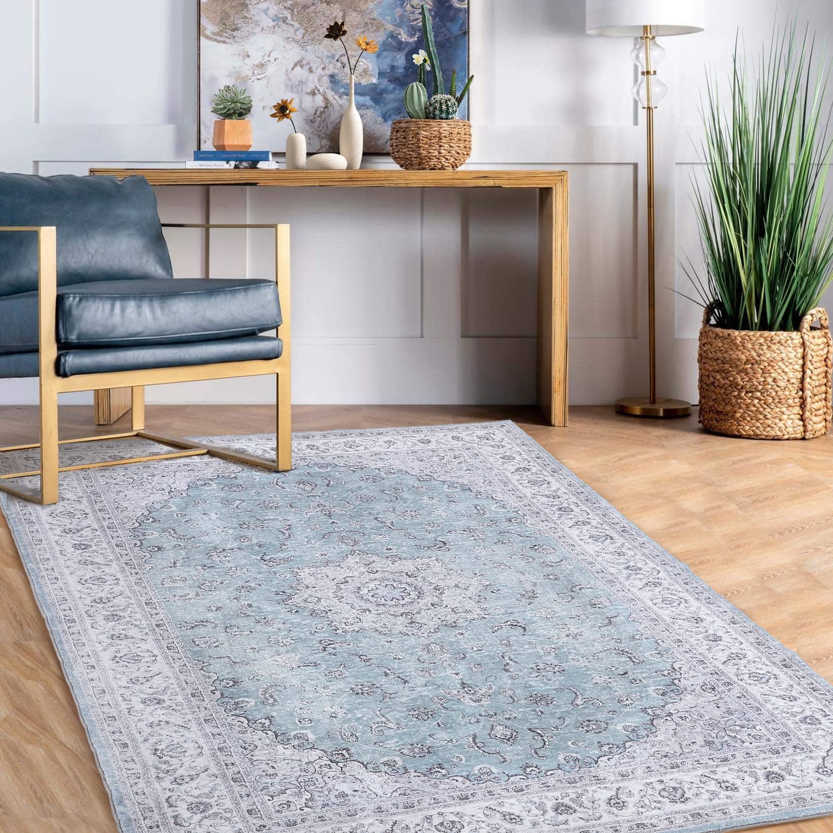 Faitaliicy Area Rugs for Living Room,Vintage Aesthetic Rug for Bedroom ...