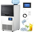 Faitaliicy Commercial Ice Maker Machine,90Lbs/24H Stainless Steel Under