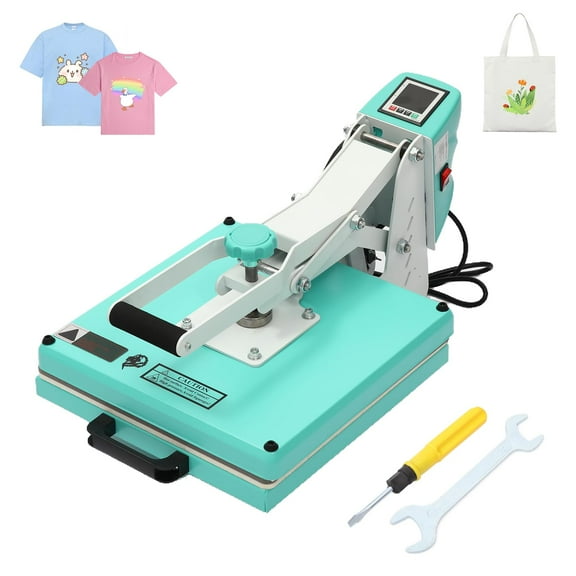Faitaliicy Heat Press Machine Flip Top Heat Transfer Machine Fixed Digital Precise Control Sublimation Heat Transfer Machine Professional T-Shirt Heat Press Machine For Mugs Hats Plates