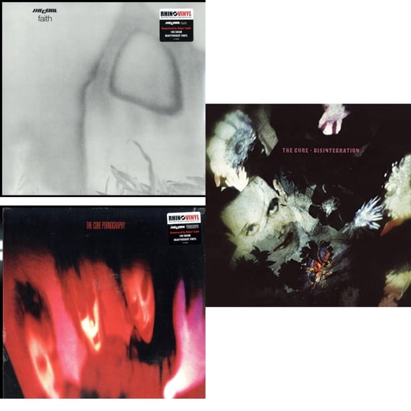 Pornography (180G) & Faith (180G) & Disintegration [LP Vinyl Bundle]