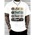 thumbnail image 1 of Faith Based Inspirational T-Shirt for Men – Ask, Trust, Thank, Repeat Christian Graphic Tee, 1 of 5