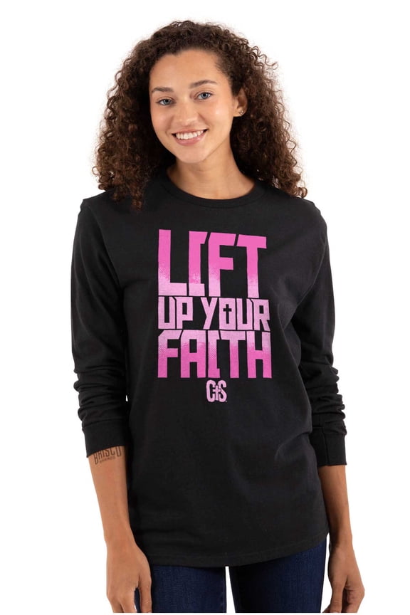 Faith Blessed Holy Spirit Jesus Long Sleeve TShirt Men Women Brisco Brands M