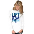thumbnail image 1 of Faith Blessed Holy Spirit Jesus Long Sleeve TShirt Men Women Brisco Brands X, 1 of 6