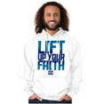 thumbnail image 1 of Faith Blessed Holy Spirit Jesus Unisex Plus Fleece Graphic Hoodie Brisco Brands 5X, 1 of 5