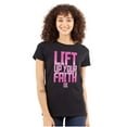 thumbnail image 1 of Faith Blessed Holy Spirit Jesus Womens Slim Fit Graphic Tee Brisco Brands S, 1 of 5