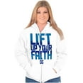 thumbnail image 1 of Faith Blessed Holy Spirit Jesus Zip Up Hoodie Men's Women's Brisco Brands S, 1 of 6