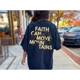 thumbnail image 1 of Faith Can Move Mountains Shirt, Retro Christian Sublimation Shirt, Vintage Men's Bible Shirt, Minimal Christian Dad Shirt, Commercial Use Shirt, 1 of 5