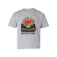 thumbnail image 1 of Faith Can Move Mountains Youth Kids Christian T-shirt Graphic Tee Graphic Tee-Sports Grey-medium, 1 of 4