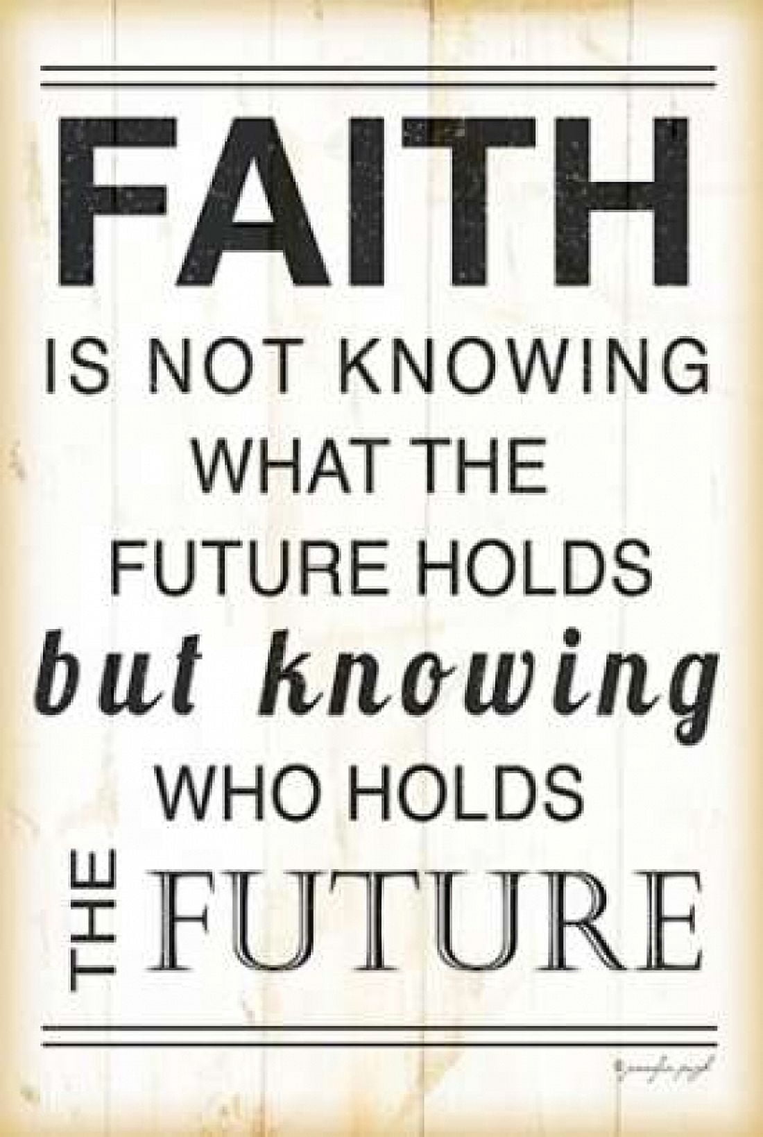 Faith Canvas Art - Jennifer Pugh (12 x 18)