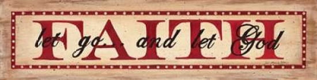Faith Canvas Art - Jo Moulton (12 x 36)