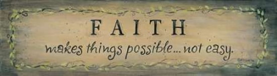 Faith Canvas Art - Karen Tribbet (8 x 24)
