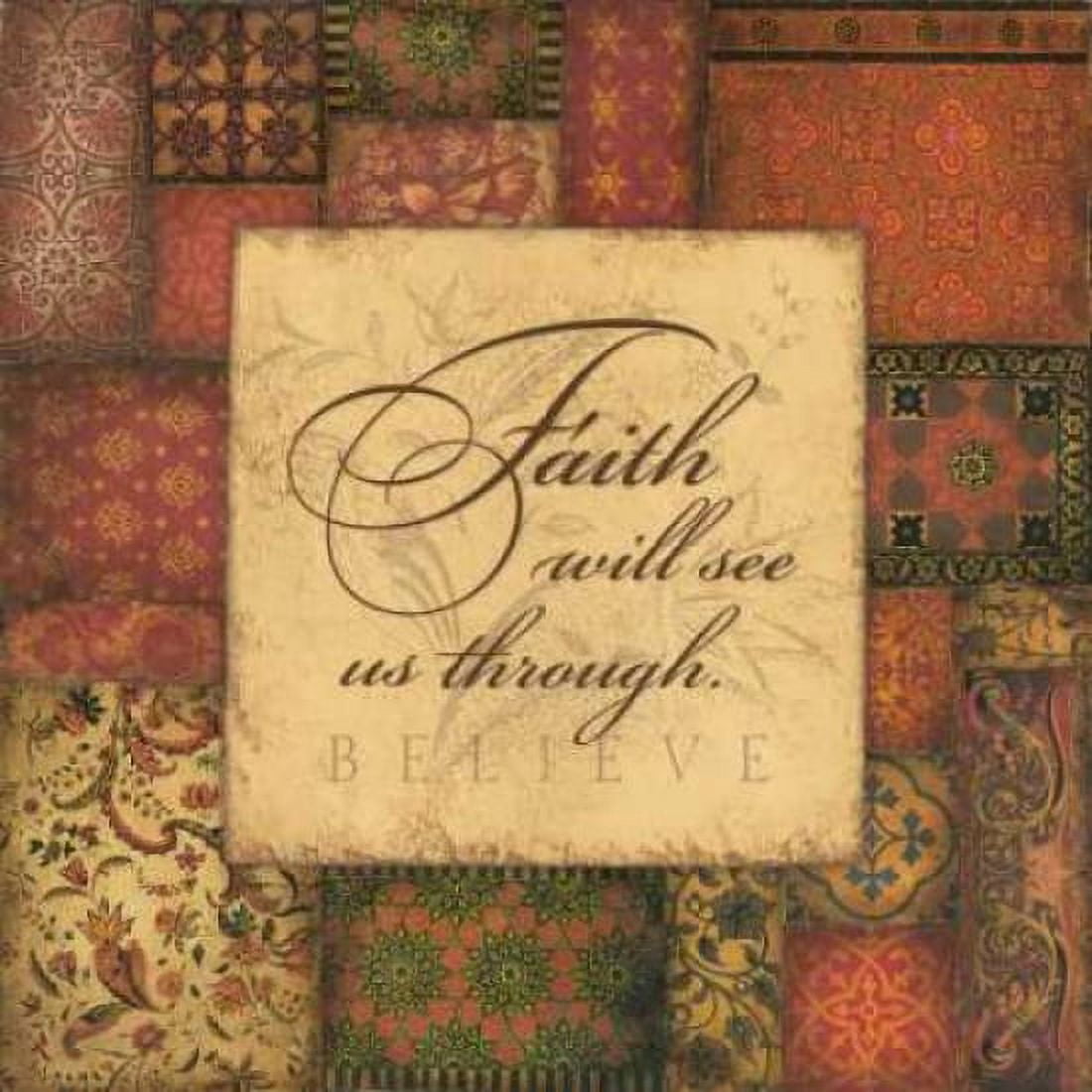 Faith Canvas Art - Stephanie Marrott (24 x 24)
