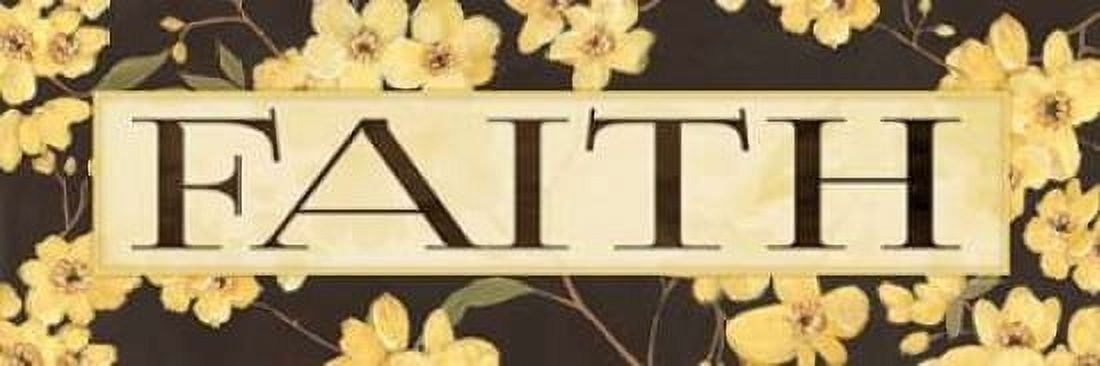 Faith Canvas Art - Stephanie Marrott (8 x 24)