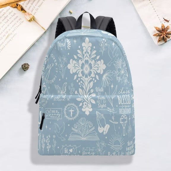 Faith Christian Backpack, Jesus Backpack, Christian Prayer Jesus Backpack