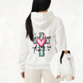 thumbnail image 1 of Faith Christian Graphic Print hoodie Graphic Sweatshirt Women White S-2XL Tops, 1 of 5