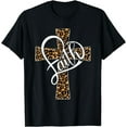 thumbnail image 1 of Faith Christian Men Womens Leopard Cheetah Print Religion T-Shirt, 1 of 4