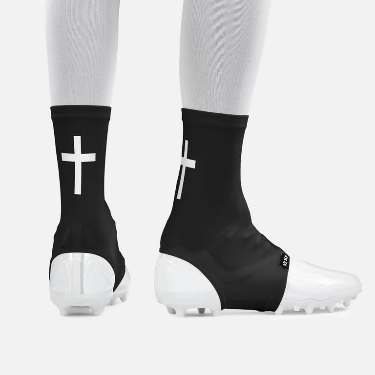 Faith Cross Black Spats Cleat Covers