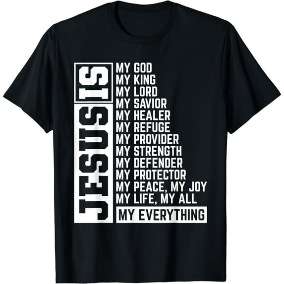 Faith Cross Christian Religious Jesus Lord Gift Jesus T-Shirt