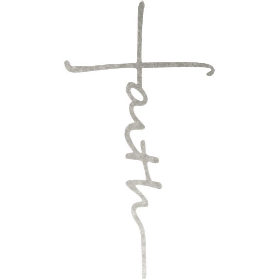 Faith Cross - Metal Wall Decor