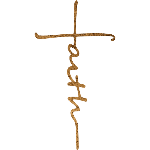 Faith Cross - Metal Wall Decor