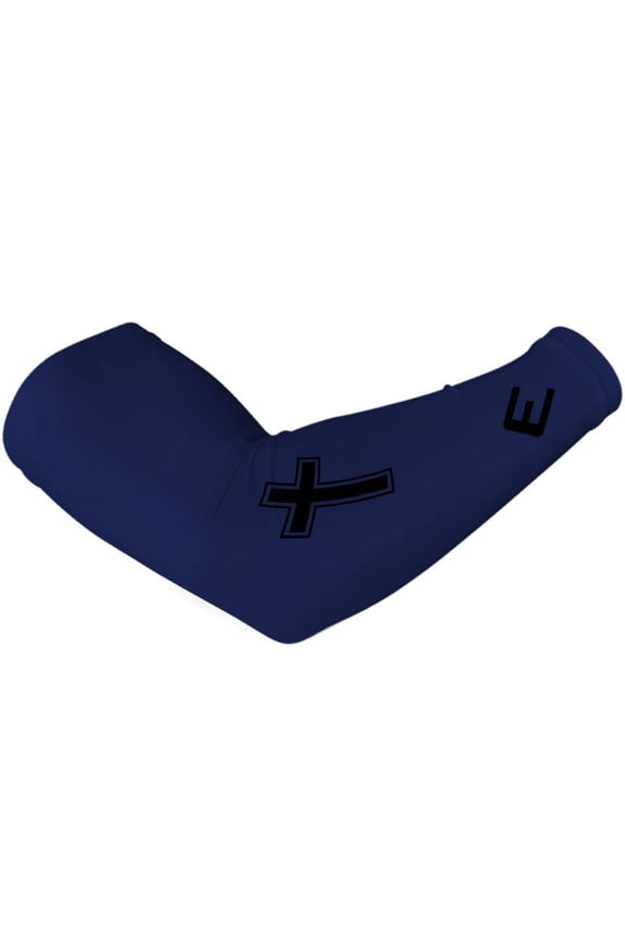 Faith Cross Navy Arm Sleeve