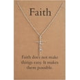 thumbnail image 1 of Faith Cross Necklace for Women,Religious Gifts for Women Christian Jewelry Gifts for Women, 1 of 6