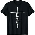 thumbnail image 1 of Faith Cross Quotes Christian Lion Luke for Men Women T-Shirt, 1 of 4