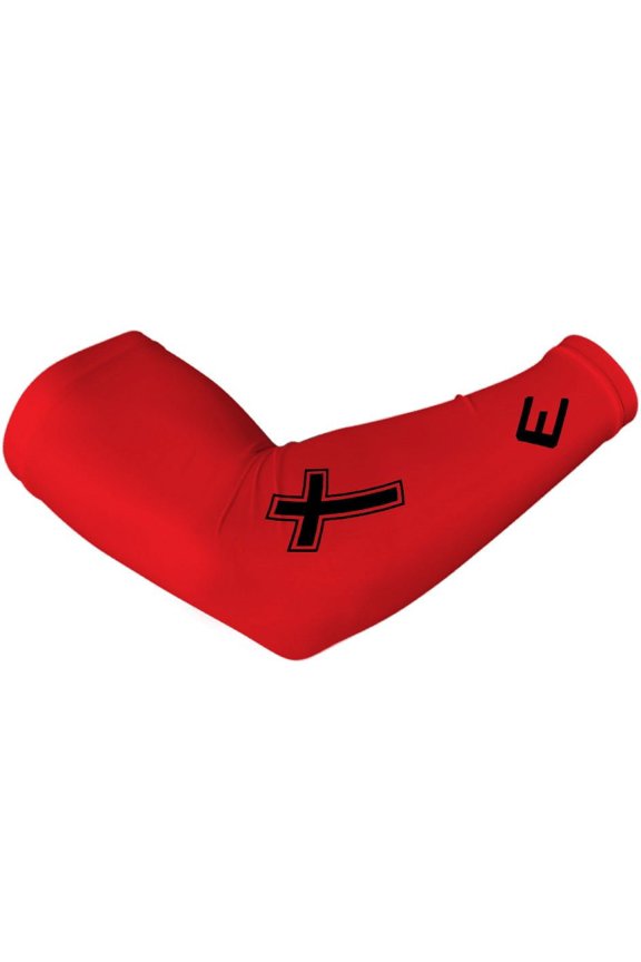 Faith Cross Red Arm Sleeve