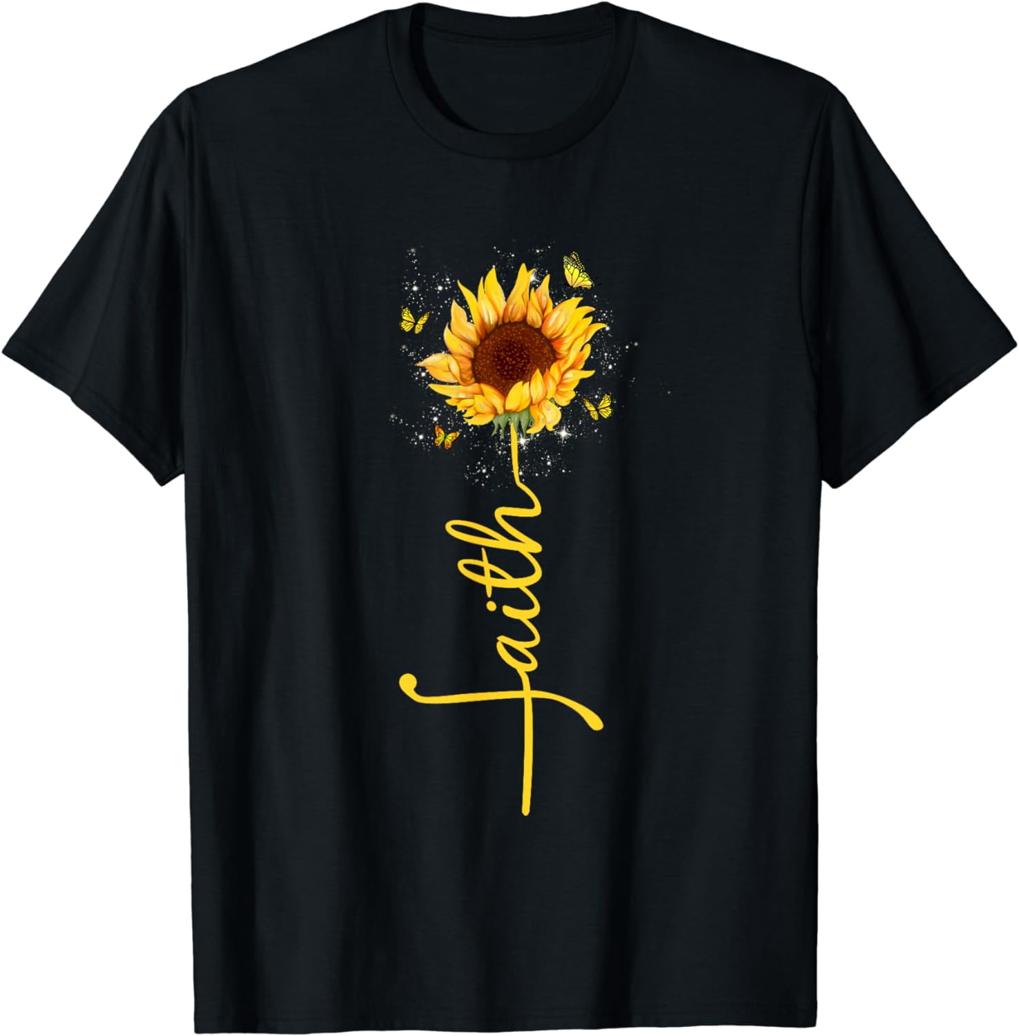 Car Flower Faith T-shirt main image 0